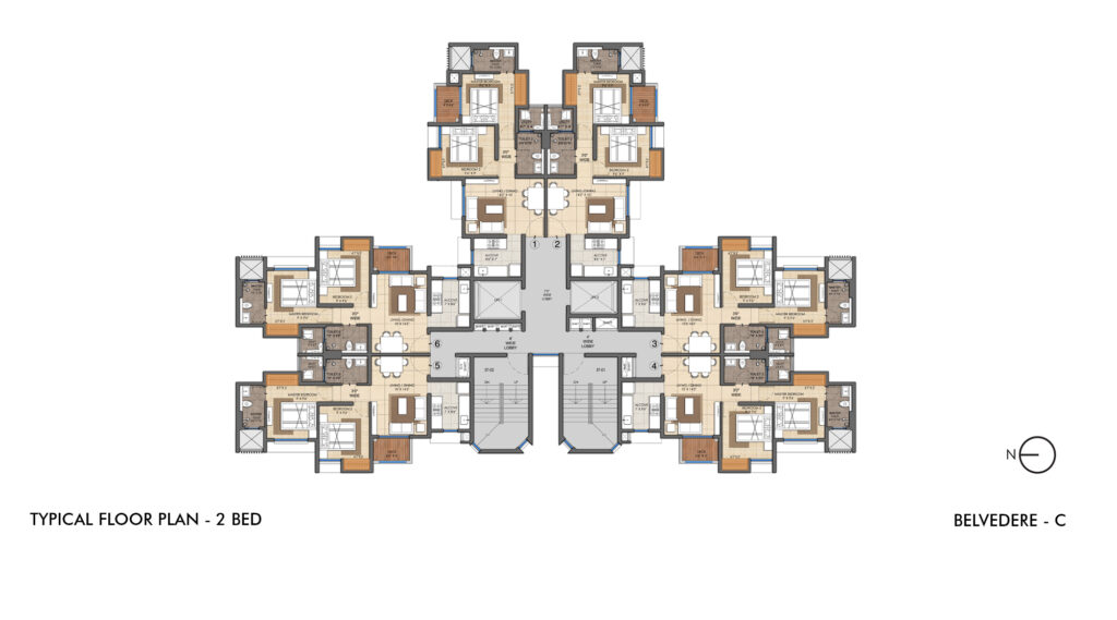 2000x1111 1875447721 casa premier fiora k and belvedere c typical floor plan 2 bed dk final 1